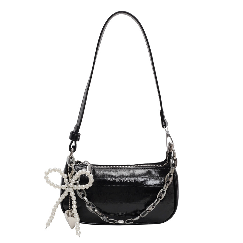 Nueva moda de verano de hombro bajo la braza 2024, bolso de moda simple, bolso de mano de cadena universal