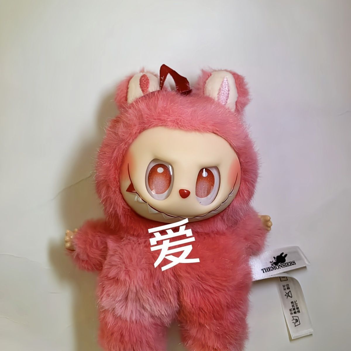 [en stock] Patria labu moda juegan colgantes de peluche tres generaciones muñecas labubu muñecas hechas a mano regalos de caja ciega