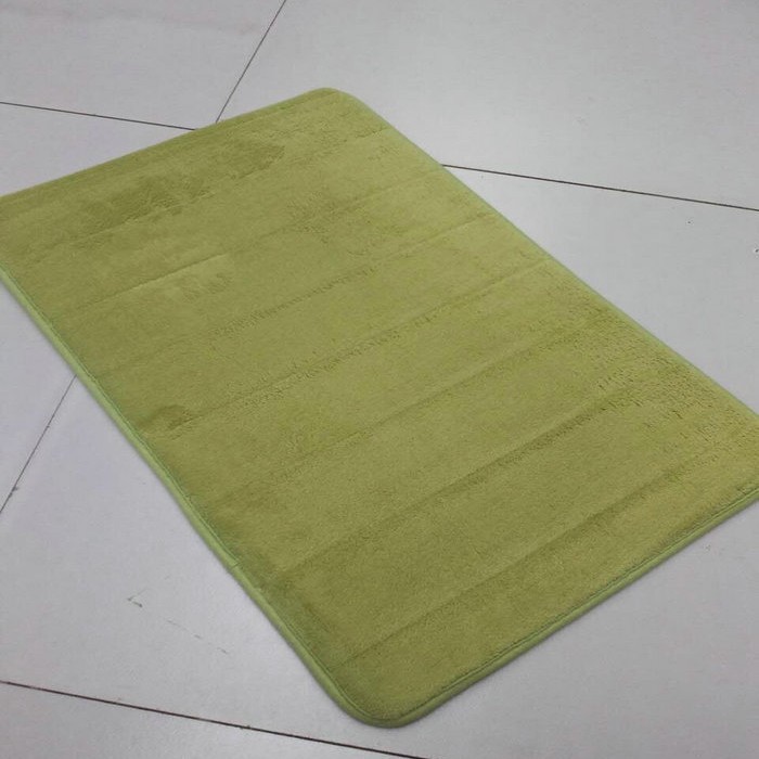 Alfombra de coral vellón alfombra de espuma de memoria alfombra de la puerta del dormitorio estera de la cocina del baño estera absorbente antideslizante estera de la puerta al por mayor