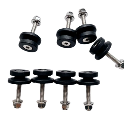 Motorcycle trunk, Universal quick-release bottom plate buckle