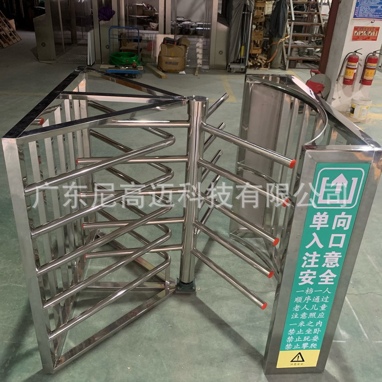 半高三辊闸机 尼高迈梳状栏杆人工旋转门 高铁站景区超市不锈钢匝