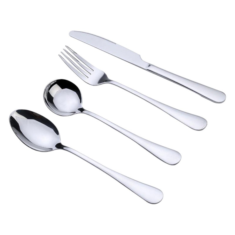 1010 Stainless Steel Tableware Western Food Knife and Fork Spoon Western Food Knife Spoon Coffee Mixing Spoon Butter Knife Steak Knife and Fork