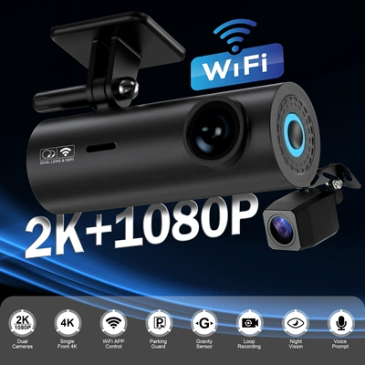 4K Car dvr dashcam Driving recorder
