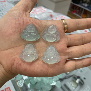 A goods Myanmar jade Bashan Cui ice run Buddha pendant men's and women's pendant jewelry wholesale