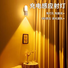 充電雰囲気誘導灯無配線穴なし廊下夜間起き夜ベッド寝室小夜灯
