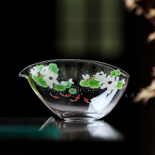 高硼硅玻璃公道杯茶海耐热分茶器高档家用透明中式公杯茶道配件