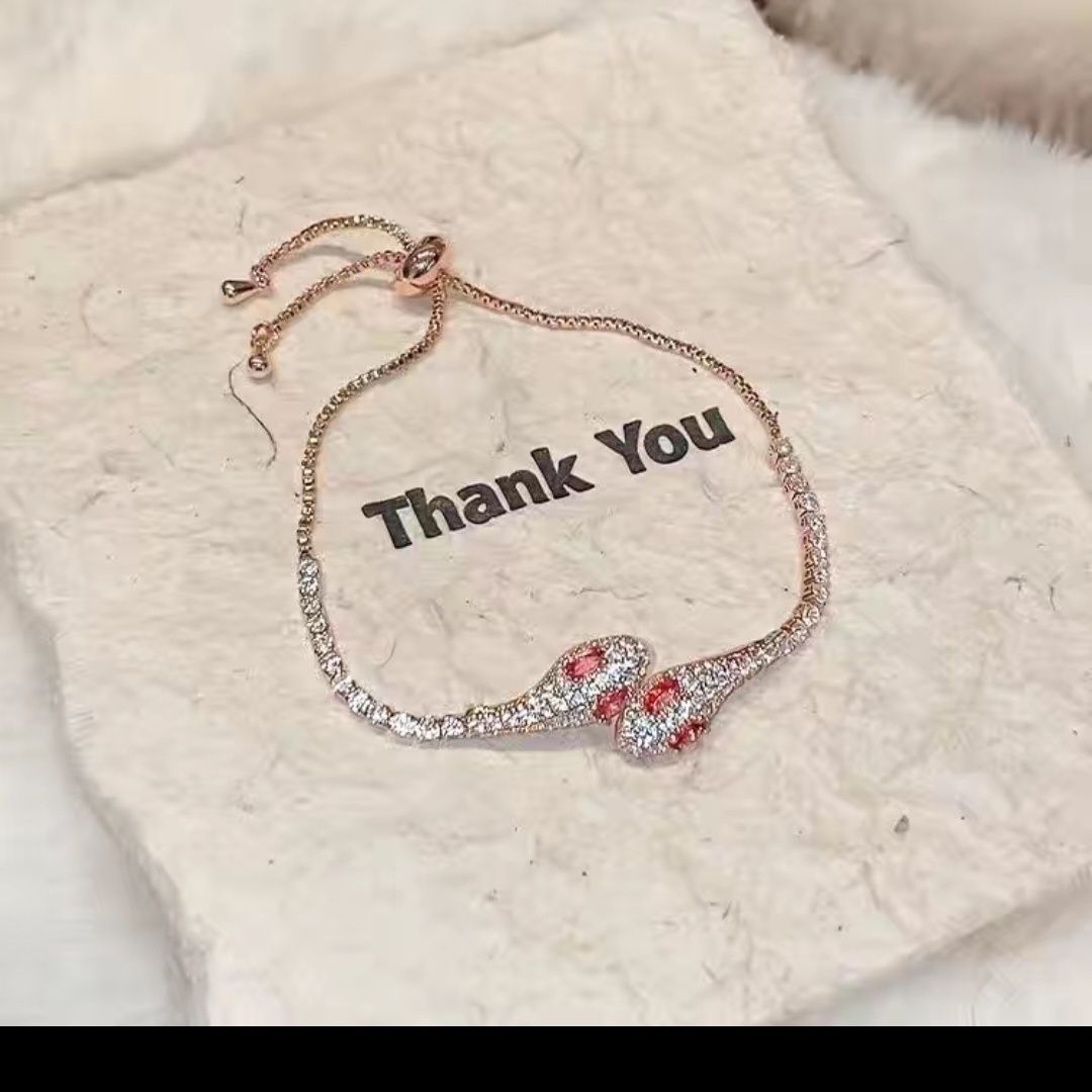 Corea del Sur pétalos de alto grado pulsera femenina neta pulsera roja estudiante novias estilo coreano simple ins nicho diseño personalidad