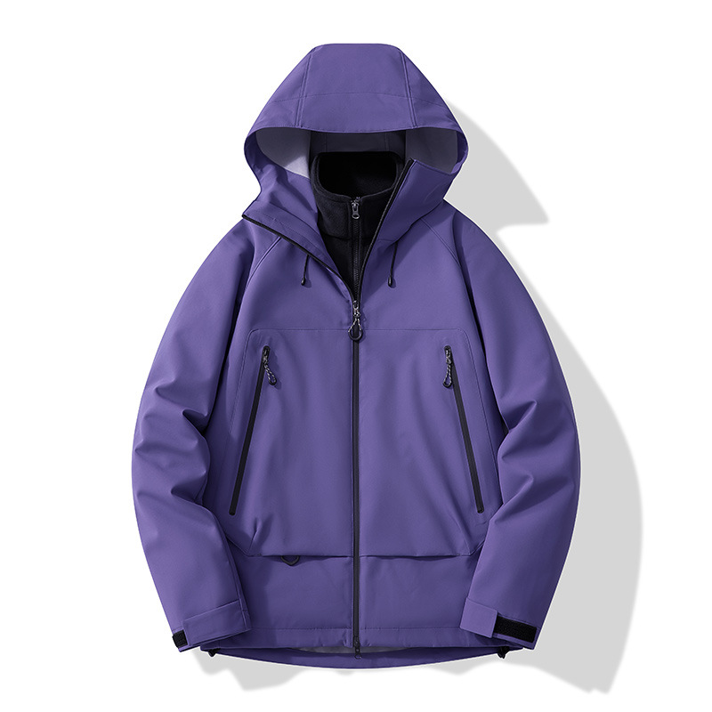 콜드 셔츠 보라색