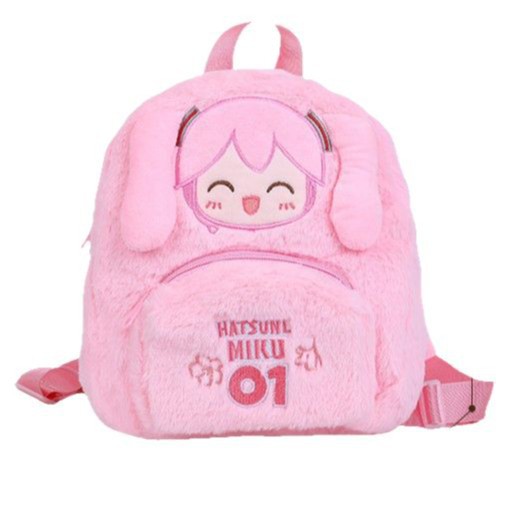 El nuevo Primer sonido es lindo, los juguetes de peluche del futuro, bolsas de doble espalda, mochilas japonesas para niñas peludas, mochilas escolares