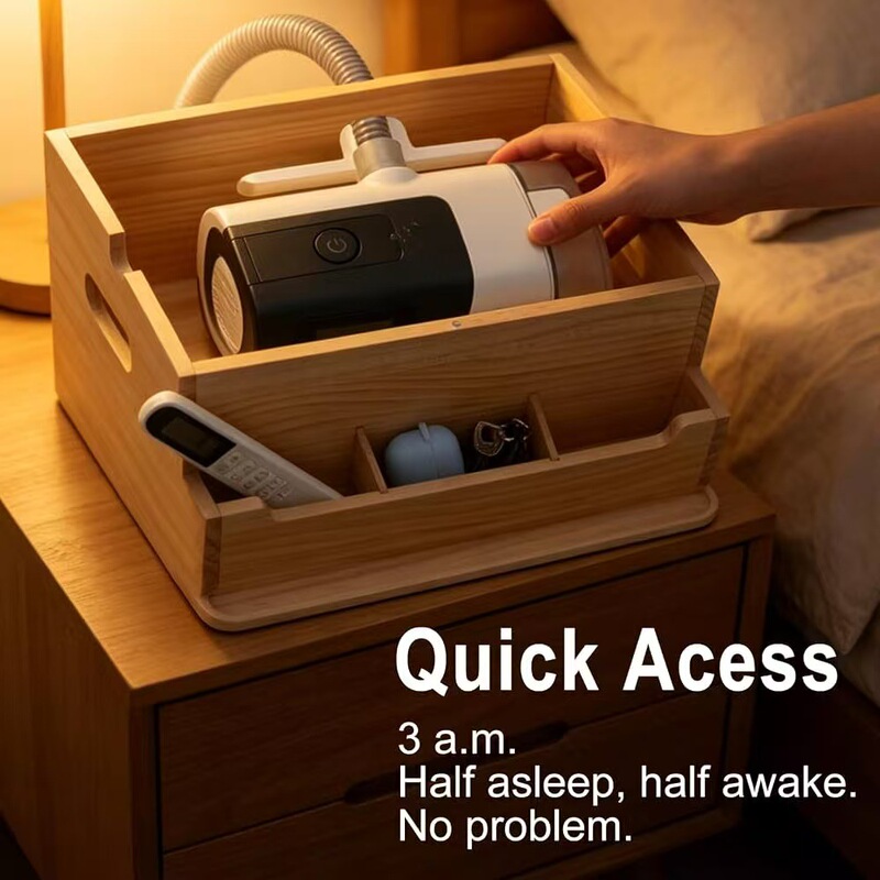 Wooden desktop flip-top storage box for home use, suitable for bedside tables, to organize watches, necklaces, and data cables Wooden desktop flip-top storage box for home use, suitable for bedside tables, to organize watches, necklaces, and data cables