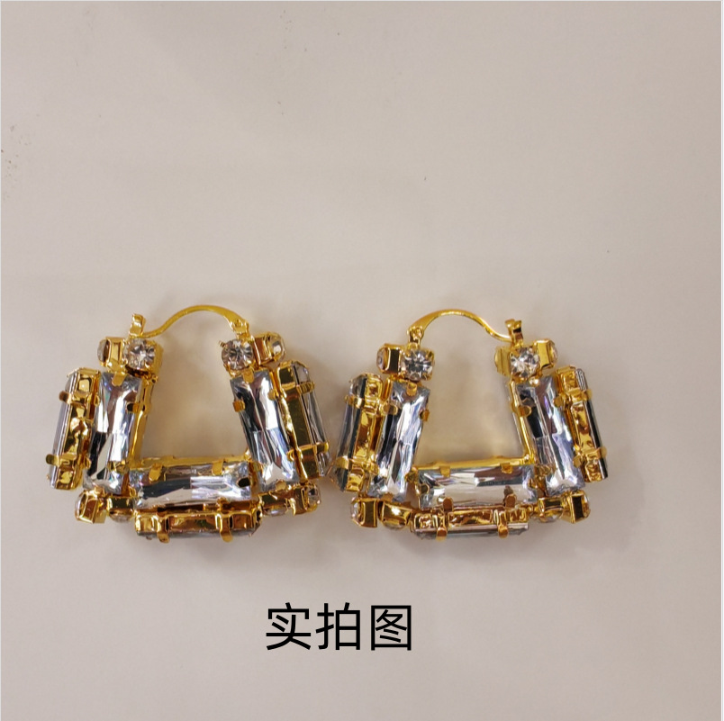 Elegant Retro Hoop Earrings With Niche European Design_voghion.com