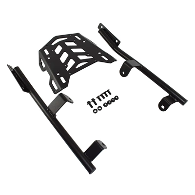 Suitable for ADV 160 ADV160 22 23 modified motorcycle rear shelf rear trunk rack luggage rack (Motorcycle frame) - black