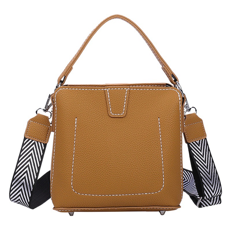Shangxin 2021 nuevo paquete de material tejido de bricolaje hecho en casa bolso crossbody de un solo hombro bolsa de cubo de moda Fuente de Suministro