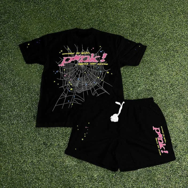 2026 verano 3D creativo impresión digital de cuello redondo camiseta set de pantalones cortos