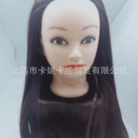 美发头模 可烫卷 练习头造型公仔头模特头盘发编发假人头美发教习