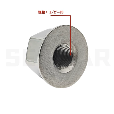 316 Stainless Steel 5/8"-18 1/2"-20 Wheel Hub Nut Yacht Marine Hydraulic Steering Wheel Accessories (Sükan çarxları) - 12-20