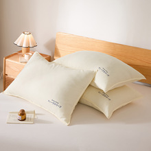 原棉提花酒店羽丝绒枕头A类日式原棉舒适枕芯学生成人家用舒适