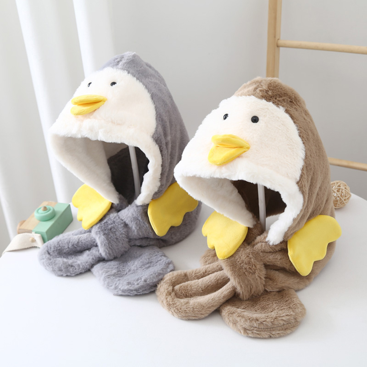 Autumn And Winter Cute Duck Plush Hat Warmth Fashion Trend Cold-proof Ear Protection Children's Hat display picture 3