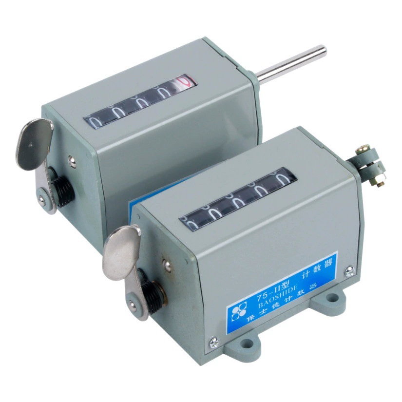 Механический счетчик перфорации D-70 ручной счетчик промышленного преобразователя тягового типа одним щелчком мыши Сбросить счетчик