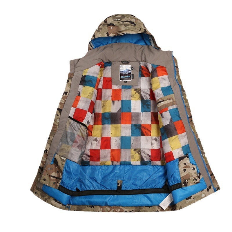 Meeste tuulekindel soe suusajope õues kasutamiseks lumemaal, ühekordne versioon kahekordsest suusavarustusest_voghion.com