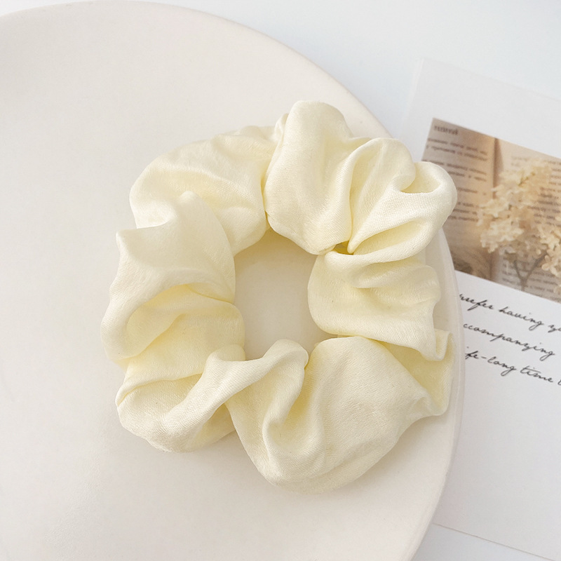 Arco de mariposa encaje intestino anillo de cabello de niña estilo pastoral de alto nivel flor de cabello cuerda de cabello bufandas cuadradas cuerda