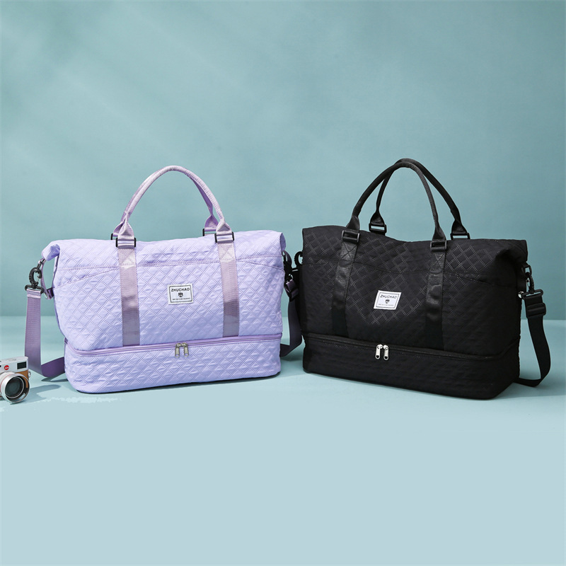 Bolsa de equipaje para viajes, bolsa portátil para niños y madres, bolsa de viaje de corta distancia de todo fósforo Lingge, bolsa de fitness deportiva de separación en seco y húmedo