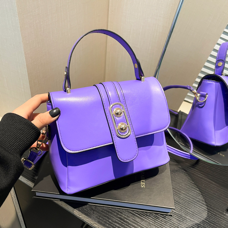 Bolsos para mujer invierno nuevo estilo moda moda simple bolso de mensajero para citas de trabajo bolso de hombro de textura práctica