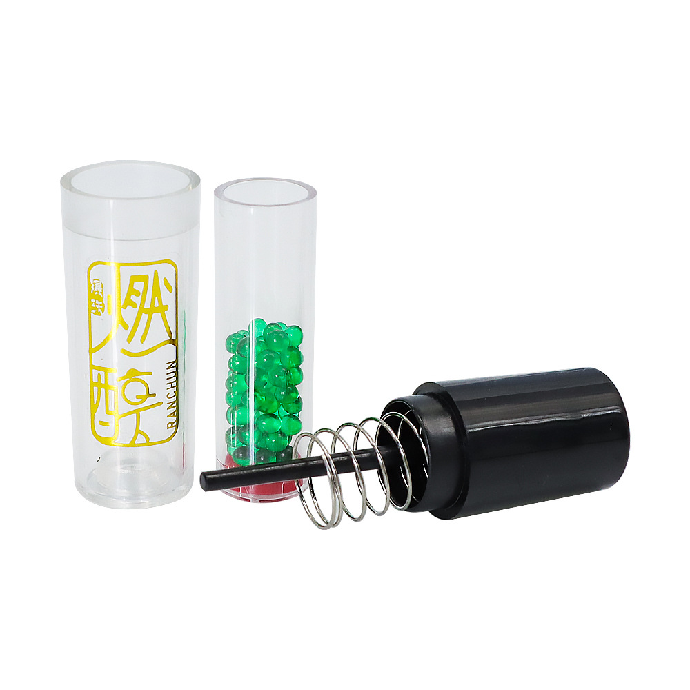 New plastic cigarette burst box manual DIY cigarette installation push push push -toast cigarette cigarette multi -flavored burst beads 4