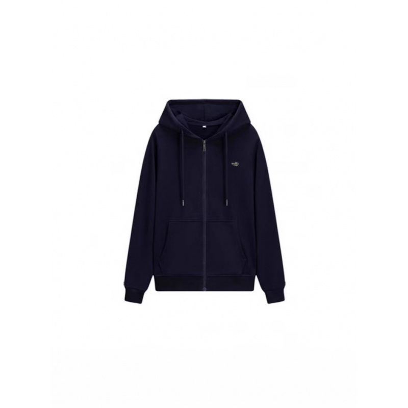 Cross-Border Crocodile Pure Cotton New Model Factory Hot-Selling Embroidered Cardigan Casual Fashion Zipper Hoodie for Men and Women Spring and Autumn with Hood