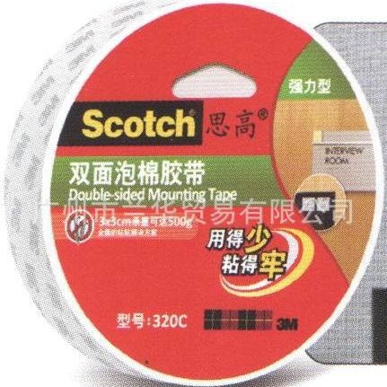 3M ˼�� 320C-24 ˫�����޽���(��Чǿ����) 24mm*5.5m