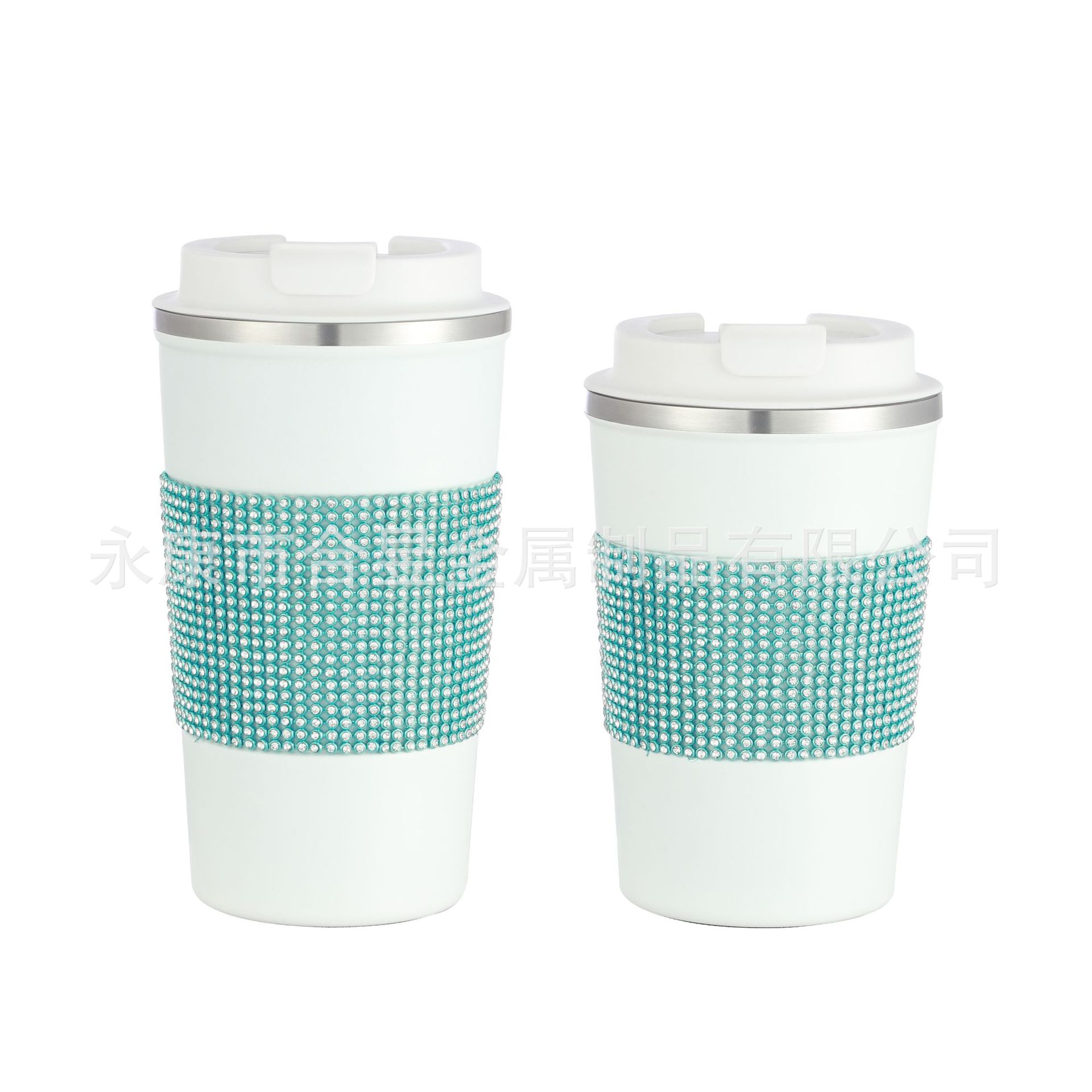 El Acero inoxidable caliente de la venta del Amazonas aisló la taza de café Diamante-integrada