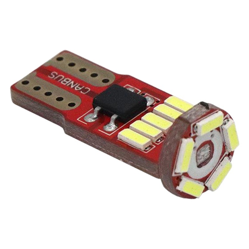 Longda decodificación ancho luz T10 4014 15smd ancho luz resalte luz de lectura coche electrodeless Luz