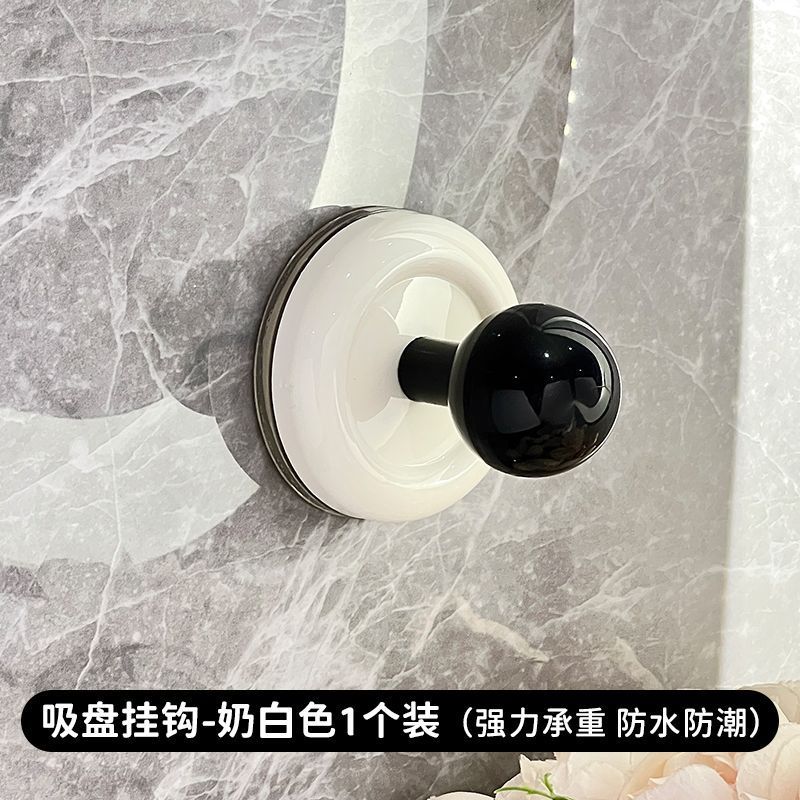 Retro ventilador vacío gancho de absorción doméstico fuerte adsorción pared de cocina portal gancho de ropa gancho de toalla de baño
