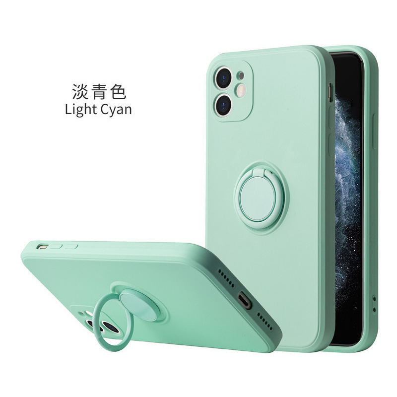 Para Samsung S25Ultra caso de teléfono S24FE soporte de anillo de silicona líquido todo incluido S10 lente cubierta
