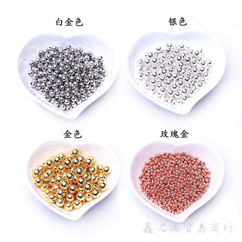 14K/18K Gold-Filled Color-Preserving Beads, Small Gold Beads, Shiny Hollow Round Beads, DIY Jewelry Handmade Beading Accessories 14K/18K Gold-Filled Color-Preserving Beads, Small Gold Beads, Shiny Hollow Round Beads, DIY Jewelry Handmade Beading Accessories