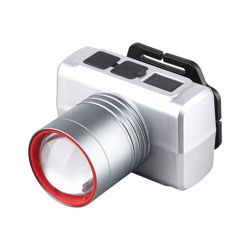 TEMU TIKTOK aluminio lámpara portátil iluminación exterior con función de zoom telescópico lámpara de larga duración