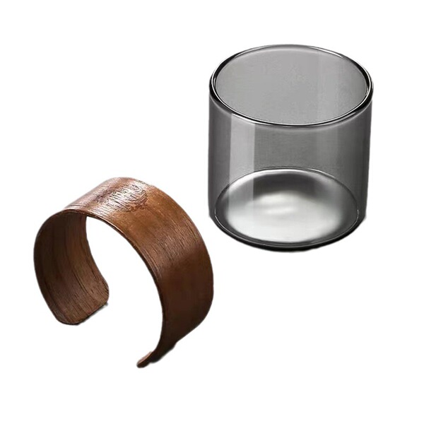 Glass men's high-end tea cup