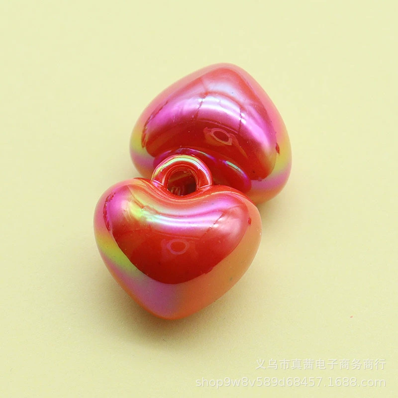 Three dimensional earrings heart shaped, keychain, pendant, accessory