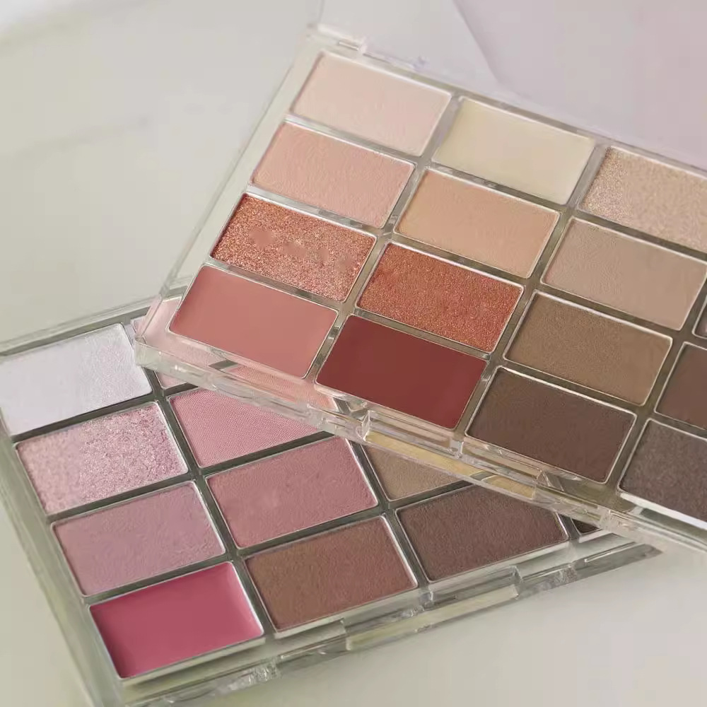 Me encanta la paleta de sombras de ojos de 16 colores, el gusano de seda perlado mate, ilumina el maquillaje diario de color tierra de baja saturación, barato