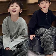 韩货气质男孩打底衫2025新款儿童秋装气质上衣韩范男童长袖T恤潮