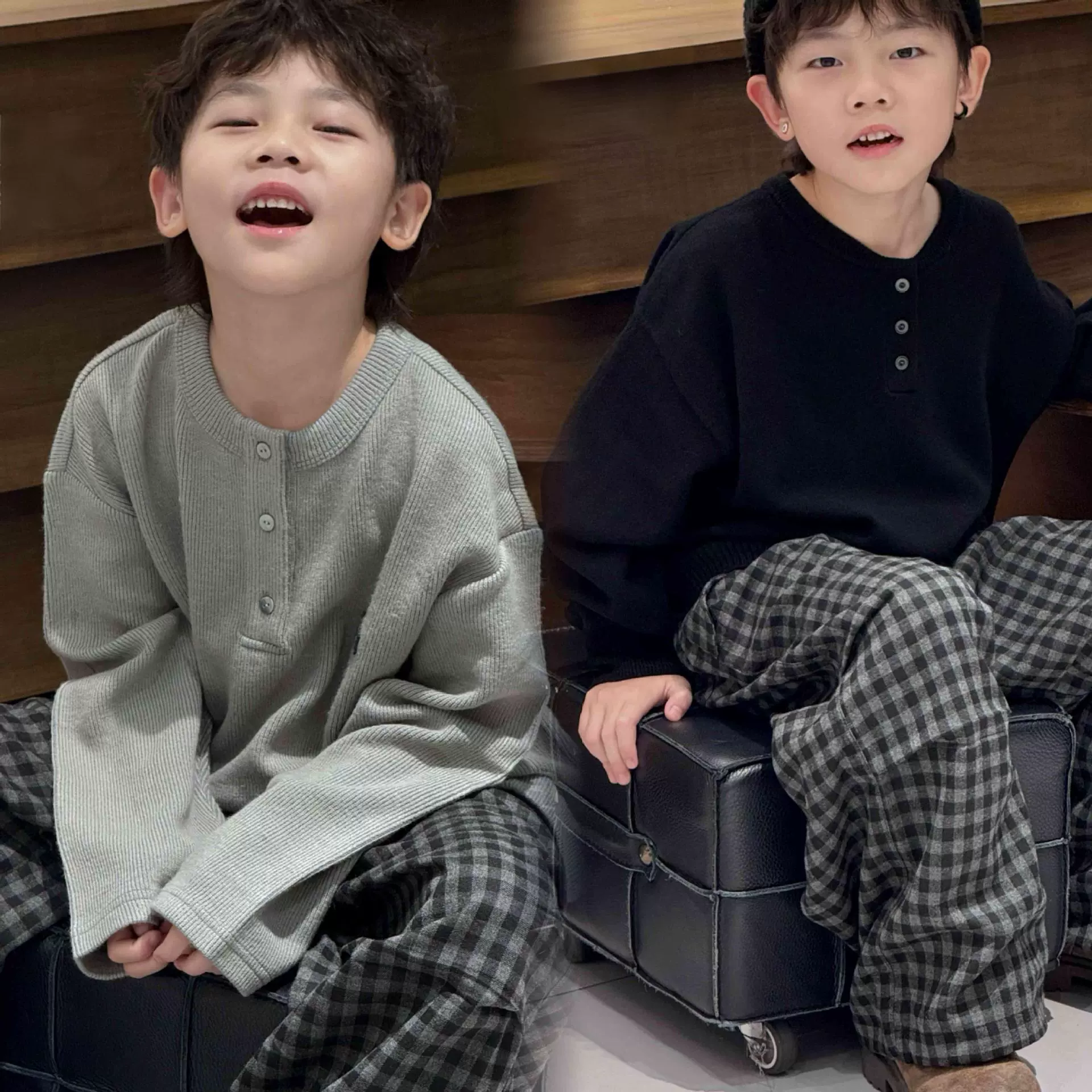 韩货气质男孩打底衫2025新款儿童秋装气质上衣韩范男童长袖T恤潮