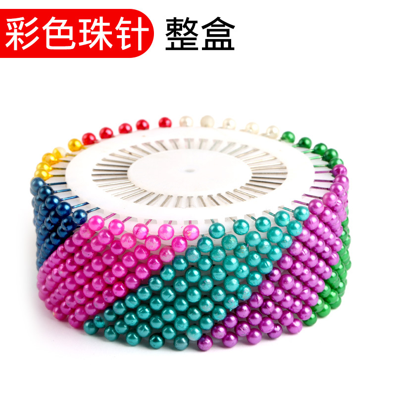 Aguja de perla de color aguja de posicionamiento aguja de fijación anti-oxidante aguja de corte vertical aguja de perla gran herramienta de aguja de ajuste