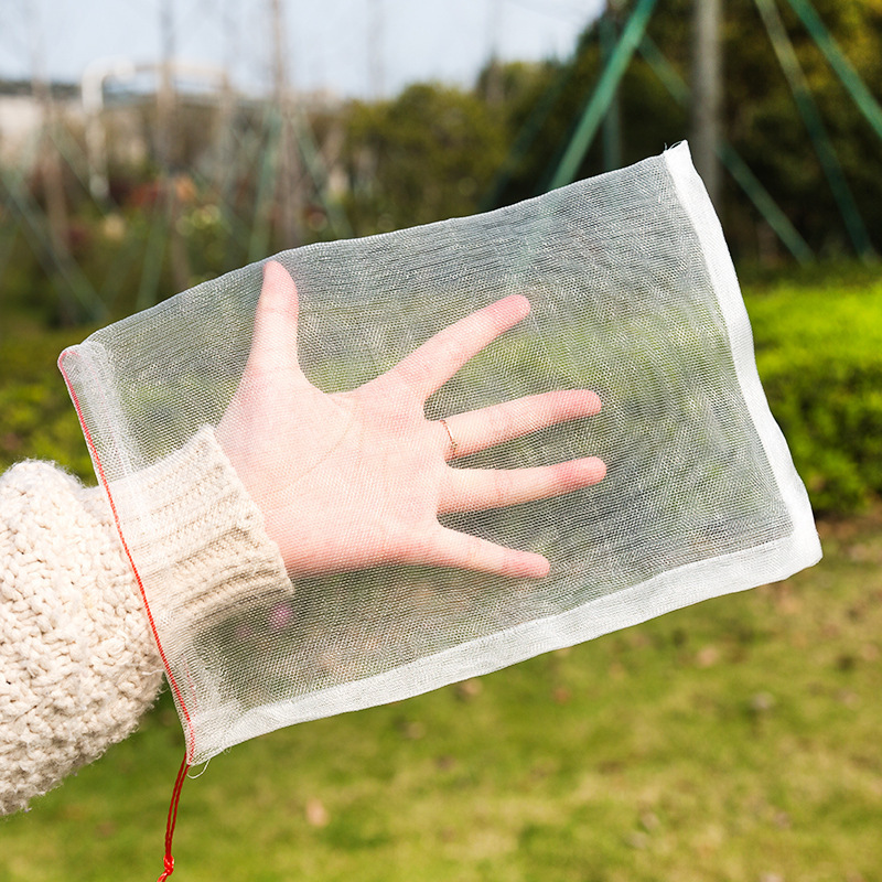 Bitter Melon and Loofah Bagging Insect-Proof and Fruit Fly-Proof Mesh Bag, Cucumber Insect-Proof Gauze Cover, Cucumber Vegetable Bird-Proof Bag, Mesh Bag