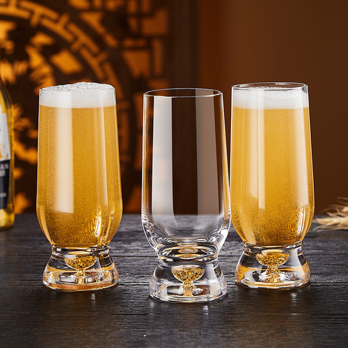 Luxury casual high-end craft beer mug wheat beer mug home use Instagram glass cup creative cold drink cup wine glass single piece