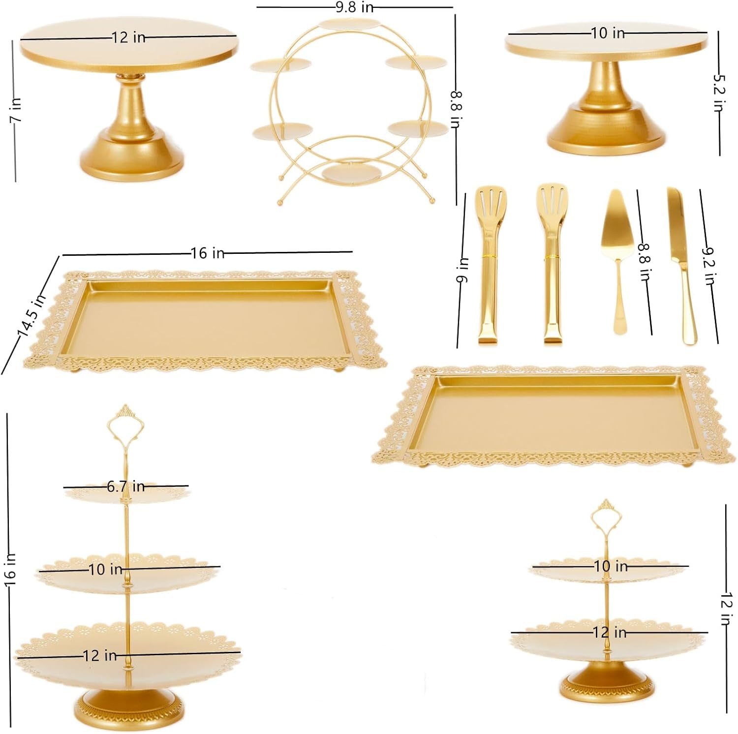 Tabla de postres estante de exhibición estante de pasteles de postre bandeja de pasteles de comida fría estante de mesa de descanso estante de té de la tarde estante de refrigerio