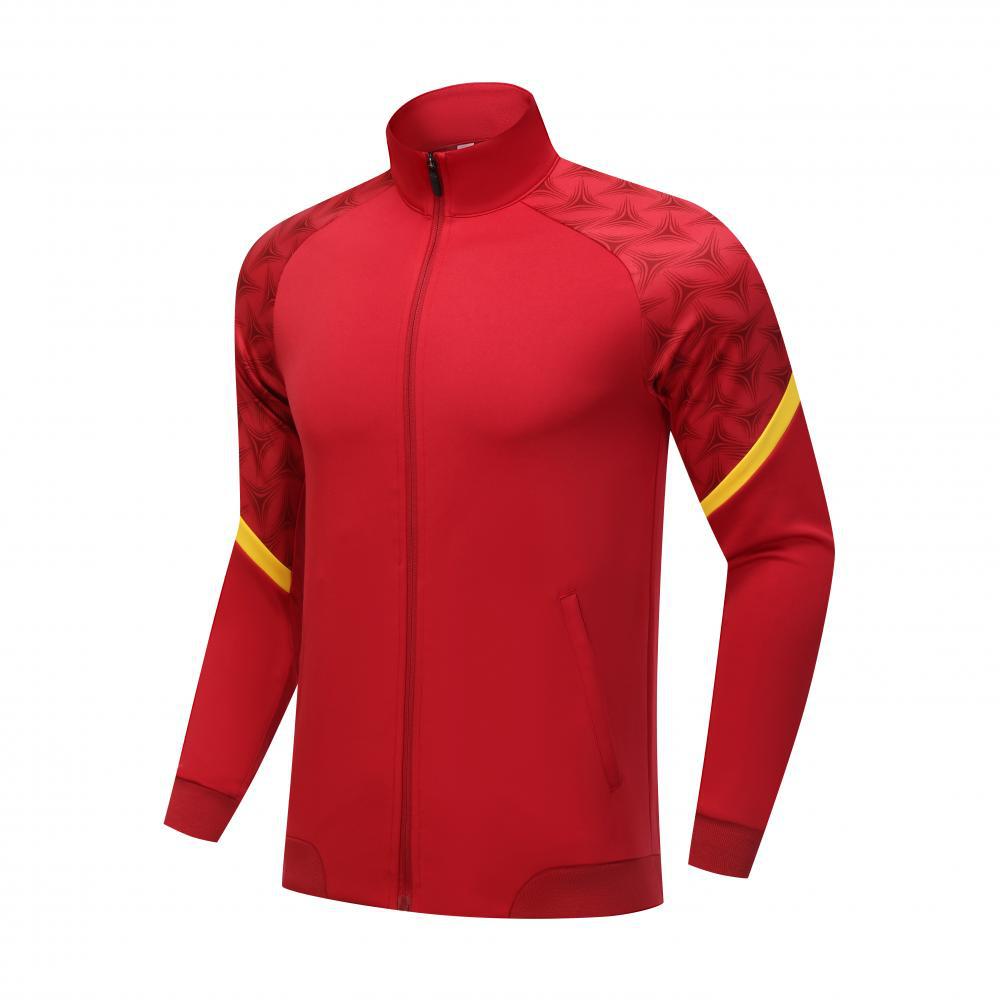 25 años de moda deportiva ocio abrigo de cuello vertical otoño invierno ropa de fitness de fútbol baloncesto bádminton alta elástica transpirable