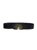 BSCI Retro Elastic force belt court Carved Ladies Elastic Girdle Versatile decorate lady Slim belt wholesale