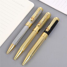 高档龙头签字笔重手感金属圆珠笔企业活动商务广告礼品笔可印logo