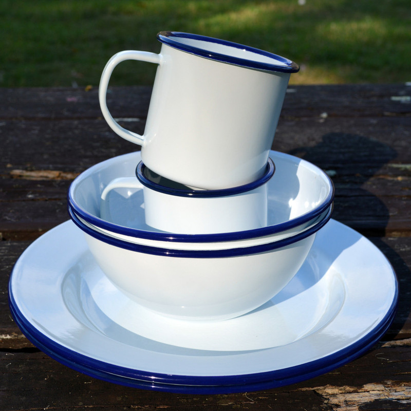 European and American quality export enamel picnic set camping cup bowl dish multi-size decal creative gift gift European and American quality export enamel picnic set camping cup bowl dish multi-size decal creative gift gift