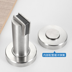 304 stainless steel door magnet strong magnetic thickening hotel engineering door magnet wall magnet floor magnet anti-collision door stop room door magnet
